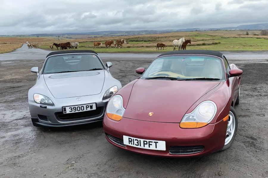 Porsche Boxster vs Honda S2000